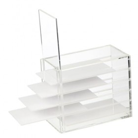 FRCOLOR Boîte De Rangement De Cils Boîte De Maquillage Palette Extension De Cils Mallette De Rangement Cils Étui De Rangement