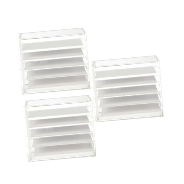 FRCOLOR Boîte De Rangement De Cils Boîte De Maquillage Palette Extension De Cils Mallette De Rangement Cils Étui De Rangement