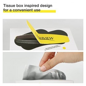 LASHVIEW Lot de 100 paires dextensions de cils en micromousse, non pelucheuses, sadaptent à la plupart des formes dyeux, a