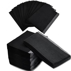 Bavoir Tatouage Jetables, Tatouage Couvre Table, Imperméable Bavoirs Dentaires 125pcs 13X17.7, Couvertures de Table de Ta