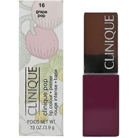 Clinique Pop à lèvres et de couleur rouge à lèvres Primer pour femme N ° 16, Raisin Pop 3,90 G