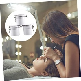 POPETPOP 3 Pièces Boîte Colle Pour Cils Cils Avec Colle Colle Pour Cils Pot Scellé Pot Colle Pour Greffe Cils Étui Colle Pour