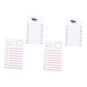 POPETPOP 4 Pièces Plateaux De Planche À Cils En Acrylique Palette De Cils Support DExtension De Cils Plateau De Cils Palette