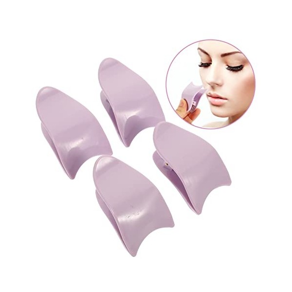 Angoily Pincettes Auxiliaires Pour Faux-Cils 20 Pièces Pour Extensions De Cils Outils Applicateurs De Cils Clip Auxiliaire Po