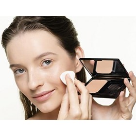 KORRES Wild Rose Poudre compacte WRP3 – Medium Dark pour un teint impeccable, avec huile de rose sauvage et vitamine C, végét