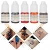 Semme Tattoo de Pigment, couleur de tatouage semi-permanent dencre de maquillage 5pcs pour la ligne doeil de lèvres de sour