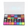 Kit de Peinture pour le Visage 42 Couleurs pour Enfants et Adultes, Perles Mates, Lavables, Solubles dans Leau, Maquillage C