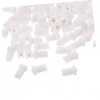 DOITOOL 200 Pcs De Colle Aiguille Anti-Blocage Colle Pince À Cils Applicateur De Colle Épingles De Pince À Cils Pour Extensio