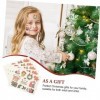 DOITOOL 18 Feuilles DAutocollants DAmbiance De Noël Autocollants Pour Enfants Autocollants Imperméables Pour Enfants Autoco