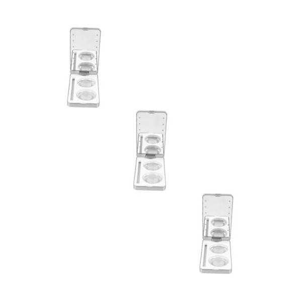 FRCOLOR Boîte De Rangement De Cils Étuis De Maquillage Conteneur De Cils Vide Organisateur De Faux Cils Étuis À Cils Recourbe