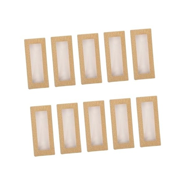 FRCOLOR Lot de 24 boîtes de rangement en carton pour faux cils vides - Boîte à paillettes - Boîte de rangement vide pour faux