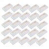 FRCOLOR Lot de 25 boîtes de rangement pour faux cils - Boîte de rangement pour cils de maquillage - Boîte de rangement pour c