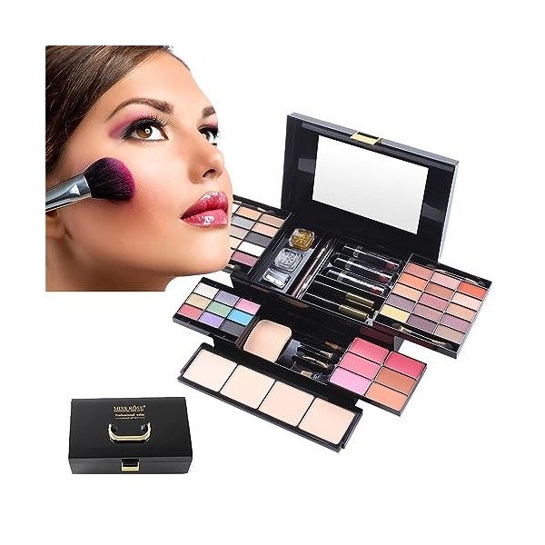 AFGSsm Kit de maquillage femme complet, Cofret maquillage pour femme, Palette maquillage, Cosmetic Makeup avec Ombres à Paupi