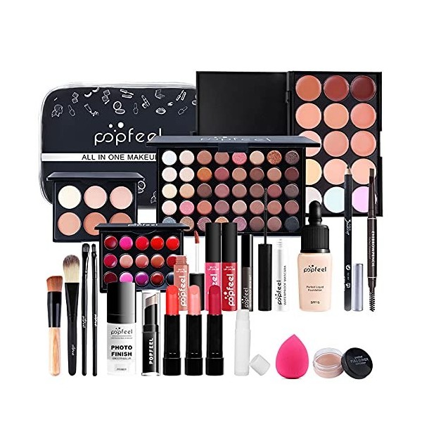 Cosmetic Makeup, Cosmetics Set de Maquillage, Kit de Maquillage complet, Palette de Maquillage pour Femme Avec fard à paupièr...