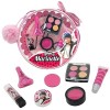 Miraculous Ladybug, Coffret Maquillage 10-en-1 pour Enfants : Vernis à Ongles, Rouge à Lèvres, Palette de Poudre Compacte, Br