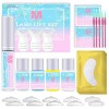 Lash Lift, Missicee kit rehaussement de cils professionnel, Lash Lift Kit Cadeau permanent pour fille, longue durée, longue d