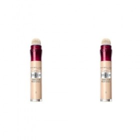 Maybelline New York - Anti-cernes/Correcteur Fluide - Instant Anti-Age L’Effaceur - Teinte : Beige Rosé 01 - 6,8 ml Lot de