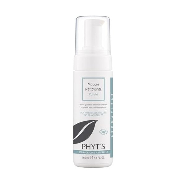 Phyts Aromaclear Mousse Nettoyante Pureté Bio 160 ml