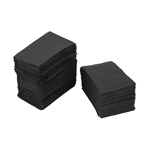 Lot de 125 sets de table jetables pour tatouage - Noir