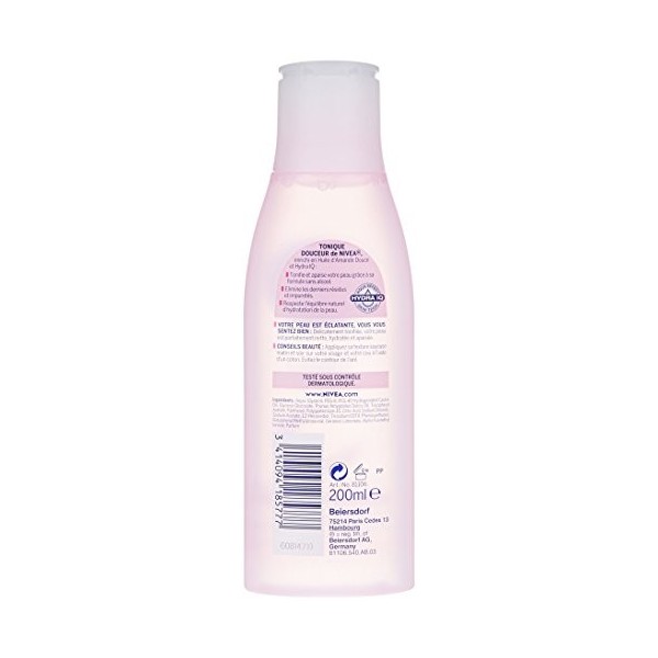 Nivea Visage - Tonique Douceur Peaux Sèches et Sensibles - 200 ml Lot de 2