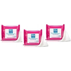Mixa Expert Peau Sensible Lingettes Démaquillantes au Lait Micellaire x 25 - Lot de 3
