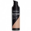 GOSH Dextreme Fond de teint Full Coverage 30 ml I Maquillage liquide hydratant pour un teint impeccable I Maquillage végétali