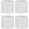 Lot de 4 rouleaux de film de protection pour tatouage - 150 m de long / 4 cm de large - Film de protection jetable pour sourc