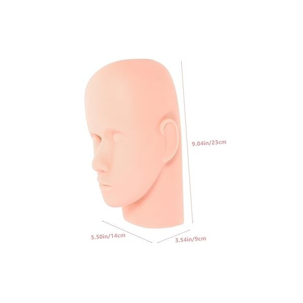 Housoutil Modèle Cils Pratique Formation Pratique Cheveux Poupée Maquillage Mannequin Le Mannequin Cheveux Pratique Mannequin