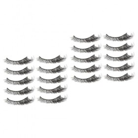 Housoutil 2 Boîtes De Faux Cils En Désordre Cils De Couleur Bouclés Faux Cils Faux Cils Maquillage Cils Cils Bouclés Faux Cil