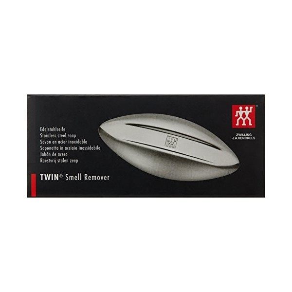 Zwilling - 89003-000-0 - Savon en Acier inoxydable - Bicolore - Poli Mat - 9.5 x 4 cm