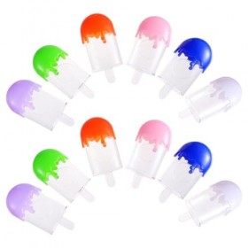 FRCOLOR 12 Pièces Boîte à Cils De Crème Glacée Étui à Cils En Plastique Étui à Faux Cils Vide Stockage De Faux Cils Gardien D