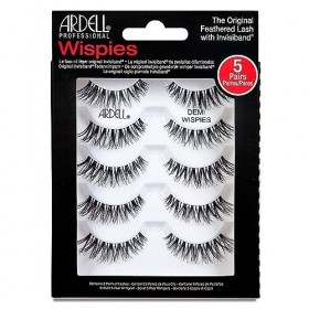 Ardell Demi Wispies Lot de 6 paires de faux cils Effet naturel Plume douce Volume moyen Longueur moyenne Sans cruauté envers 