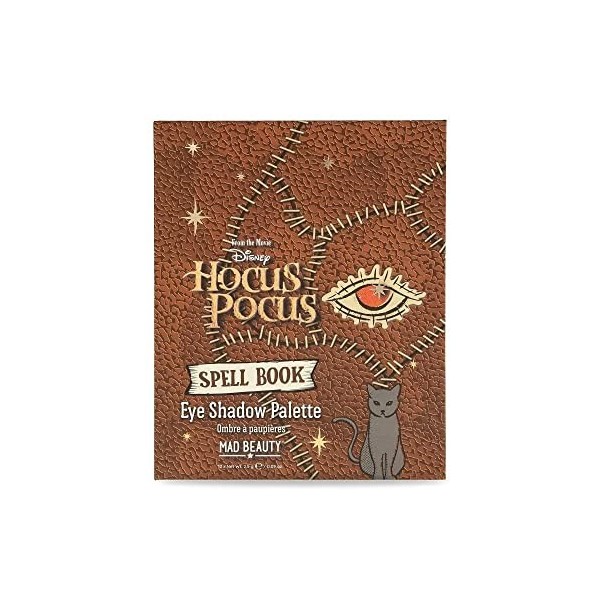 Mad Beauty Disney Hocus Pocus Book Palette de fards à paupières Cadeau pour fille