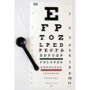 Snellen Eye Chart Kit de fards à paupières traditionnel 6 m