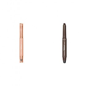 REVLON DUO : ColorStay Velour Stick Eye Shadowliner Ombre à Paupières Chiffon & Truffle