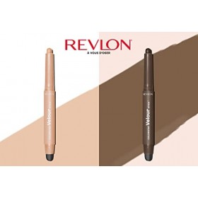 REVLON DUO&nbsp;: ColorStay Velour Stick Eye Shadowliner Ombre à Paupières Chiffon & Truffle