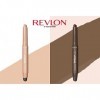 REVLON DUO : ColorStay Velour Stick Eye Shadowliner Ombre à Paupières Chiffon & Truffle