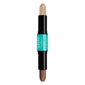 NYX Professional Makeup Stick Highlight & Contour, Double Embout, Définition & Brillance, Modulable & Formule Vegan, Wonder S