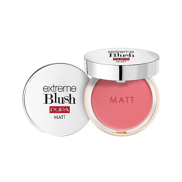 Pupa Milano Extreme Blush Matt 001 Romantic Pink pour Femme 0,141 oz 4.17 ml