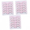 Angoily 15 Paires De Faux Cils Colorés Cils Colorés Faux Cils Cils Naturels Pour La Fête DHalloween Faux Cils Maquillage Fau