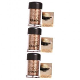 Beaupretty Poudre De Fard À Paupières Scintillante 3 Pièces Poudre De Maquillage Pour Les Yeux Flash