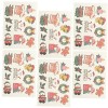 DOITOOL 30 Feuilles DAutocollants DAmbiance De Noël Vacances De Noël Décorations De Noël Autocollants De Corps Pour Enfants