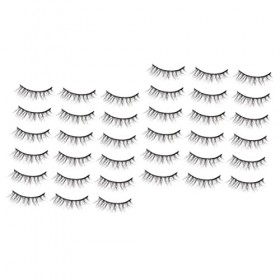 Angoily 40 Paires Cils Nature 3d Pestañas Postizas Ioni Fournitures De Maquillage Imitation Vison Multicouche Produits De Bea