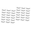 Angoily 40 Paires Cils Nature 3d Pestañas Postizas Ioni Fournitures De Maquillage Imitation Vison Multicouche Produits De Bea