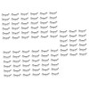 Angoily 40 Paires Cils Nature 3d Pestañas Postizas Ioni Fournitures De Maquillage Imitation Vison Multicouche Produits De Bea