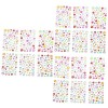 FRCOLOR Lot de 36 feuilles dautocollants en strass pour le visage dHalloween - Paillettes - Paillettes - Pour le visage - S