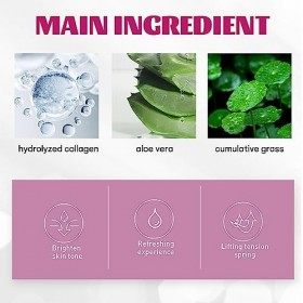 Crème pour le Cou au Collagène Hydrolysé,Crème Raffermissante Cou,Hydrolized Collagen Neck Cream,Crème de Levage pour le Cou,