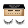 FLORYLASH® | Super Natural Look - Cils magnétiques 3 aimants Naturel Magnetic Fake Lashes sans eye-liner 3D Volume Set taill