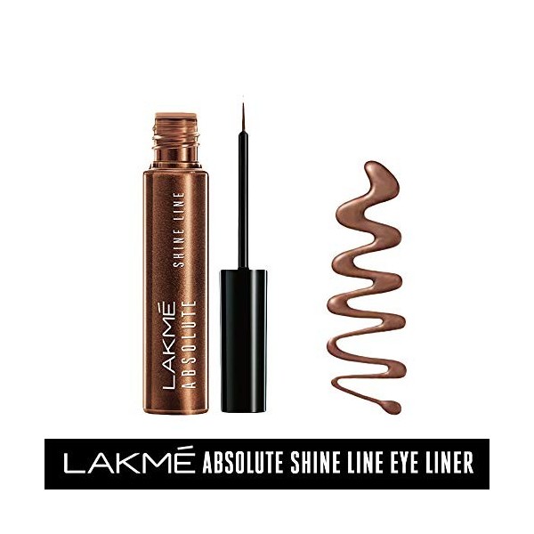 Lakme Absolute Shine Line Eye Liner, Shimmer Bronze, 4.5ml