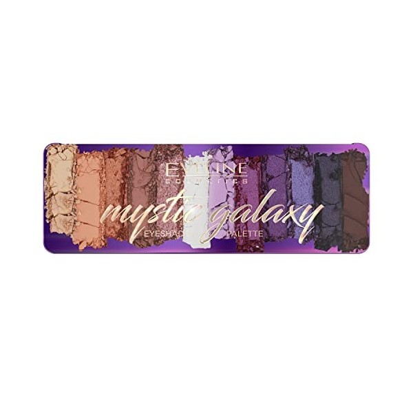 Eveline Cosmetics Mystic Galaxy Palette avec 12 ombres, couleurs hautement pigmentées